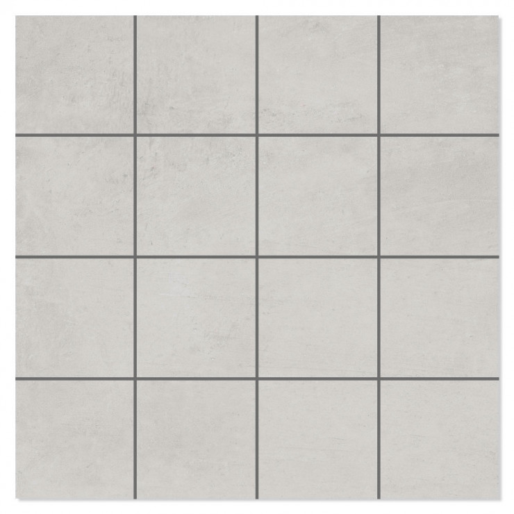 Mosaik Klinker Freestone Ljusgrå Matt 30x30 (7x7) cm-0